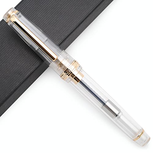 Jinhao 82 - Penna stilografica con clip argentata (pennino F 0
