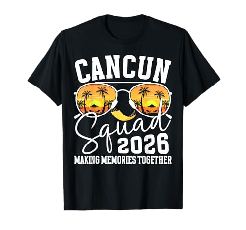 Cancun Vacation Squad 2026 Group Matching Family Vacation T-Shirt