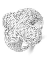 Cross A-White Gold Plated