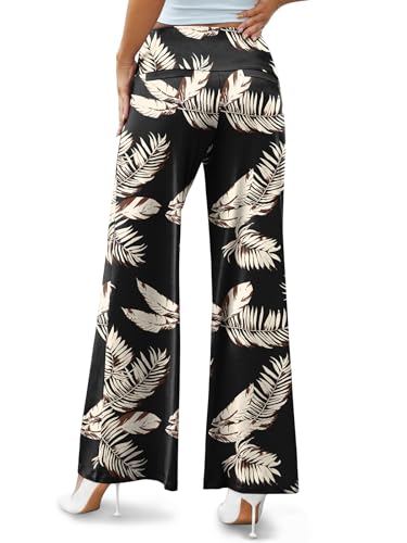 Arolina Women's Stretchy Wide Leg Palazzo Lounge Pants Casual Comfy High Waist Palazzo Pants - Image 4