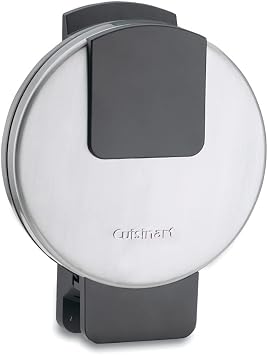 Cuisinart Classic Maker, Round Waffle, Silver & 9-Inch Chef's Classic Nonstick Bakeware Square Cake Pan, Silver