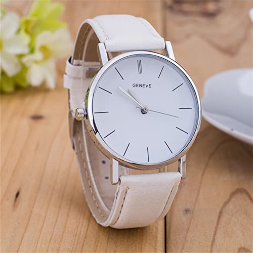 YUNYI Montre Homme Cuir | Montre à Quartz en Acier Inoxydable avec Bracelet en Cuir | Montre habillée Classique pour Hommes pour Costume de vêtements décontractés Cover