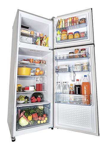 Image of Panasonic 336 L 3 Star Inverter Frost-Free Double-Door Refrigerator (NR-BG341VSS3, Shining Silver)