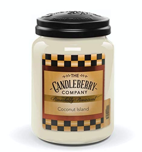 Candleberry Candles | Coconut Island Candle | Best Candles On The Market | Hand Poured In The Usa | Highly Scented & Long Lasting | Large Jar 26 Oz. #TOP28