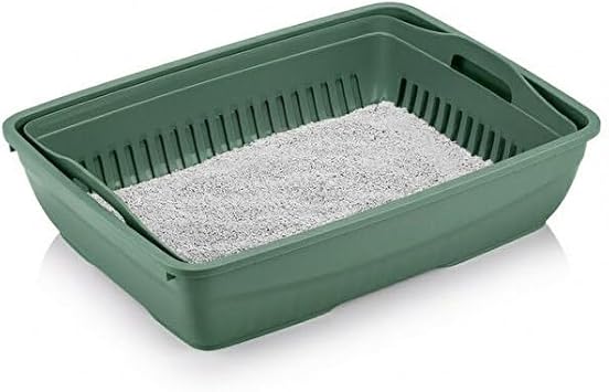Flex Elekli Kedi Tuvaleti, 50x37,5x40 cm, XL boy, Kum küreği hediyeli