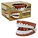 Funtime Gifts 10622 Classic Clockwork Chattering Teeth, Red