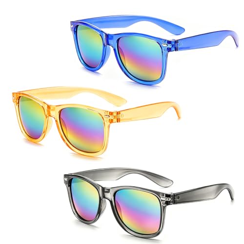 Image of Gobiufy 3 Pair Kids Sunglasses Set Boys Sunglass Toddler Sunglasses