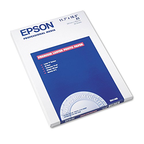 Epson Ultra Premium Photo Paper LUSTER (11.7x16.5 Inches, 50 Sheets) (S041406) - image 1
