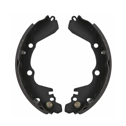 Image of Detroit Axle - Rear Brake Shoes for Dodge Avenger Stratus Chrysler Sebring | Eagle Talon Mitsubishi Eclipse Expo Galant, Semi-Metallic Brake Shoes Replacement