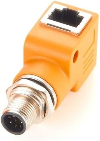 4-pin 8-Pole AXD encoded M12 to RJ45 Adapter Male/Female Connector Ethernet Profinet to M12 4-pin D encoded 8-pin A encoded (PCM-0665(A Code))