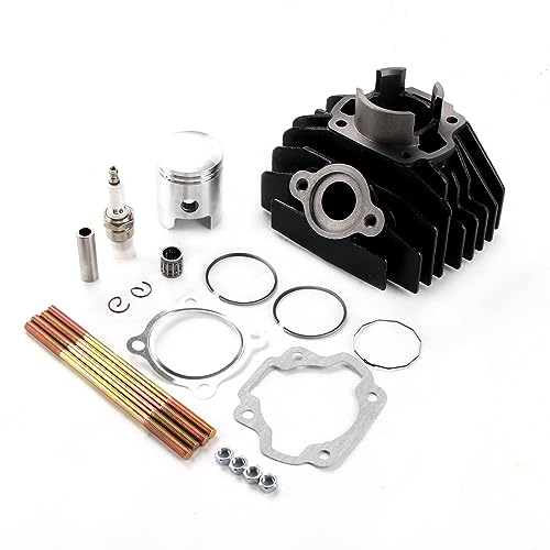 SUNQIAO PW80 Cylinder Kit, Piston Kit, Cyliner Gasket Kit Ring Kit for Yamaha PW80 PY80 Y-Zinger 80