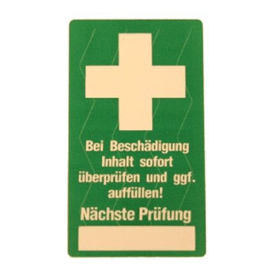 Plakette - Siegel - Prüfplakette 50 Stück selbstklebend L