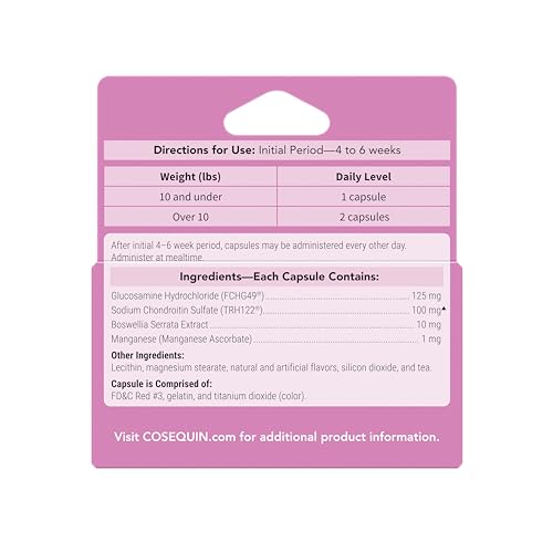 Nutramax Laboratories CQCAT60P Cosequin® For Cats Maximum Strength Plus Boswellia Capsules thumb #1