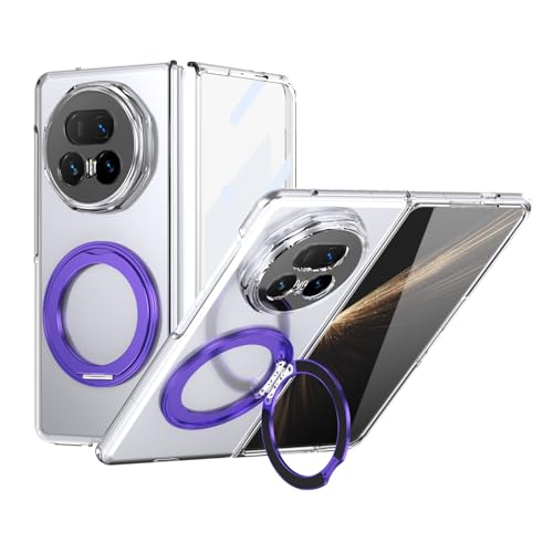 Coque de protection Honor Magic V5 transparente violette haut de gamme