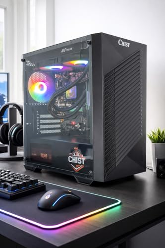 Image of CHIST PowerPC Gamer Xtreme Gaming PC, AMD RYZEN 5, Radeon RX 7600 EVO OC 8GB DDR6,16GB DDR5,1TB Gen 4 NVMe SSD, 360mm Liquid Cooler, WiFi Bluetooth Card, 750W 80+ Bronze PSU (AMD RYZEN 5 7650HX)