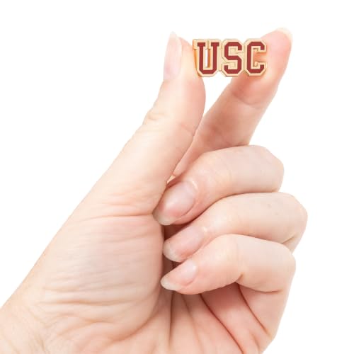 Image of Desert Cactus University of Southern California Lapel Pin USC Trojans Made of Metal for Formal Wear, Bag and Hat Jewelry, and Tie Tack