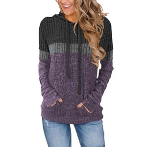 Lylinan Womens Cozy Textured Sweaters Fall Fashion Hoodies Trendy Outfits S-XXL