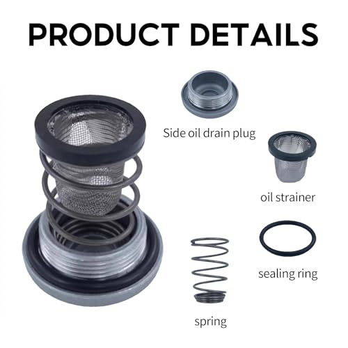 Ölablassschraube,Öl Ablassen Schraube Oil Drain Plug Removal Kit Gy6,Scooter Motorrad Drains Filter Ölwannendichtung Feder Set Reparatur Werkzeug,für Baotian Benzhou Znen Taotao Roller 50 Ccm-150Cc