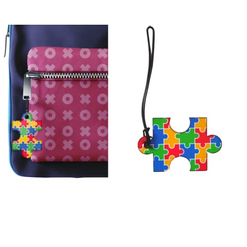 Cordão De Identificação Autista + Tag Para Mala Mochila Tea