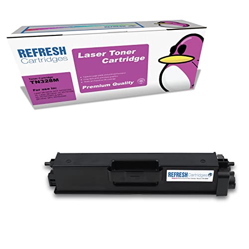 Refresh Cartridges Remanufactured Toner Cartridge Replacement for Brother TN-328M Extra High Capacity Magenta Toner Cartridge (Magenta TN328M)