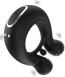 Bien à Deux - Duo - Anneau Pénien, Vibrations Intenses, Érection Prolongée, Clitoris Stimulé, Plaisir Partagé. Sextoy pour couples. Rechargeable par USB