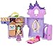Produktbild Mattel Disney Princess Spielzeug, Rapunzel Storytime Stackers Puppenhaus-Turm mit Kleiner Rapunzel-Puppe,1 Pascal-Figur und 7 Zubehörteilen, inspiriert vom Disney Film, JDP61