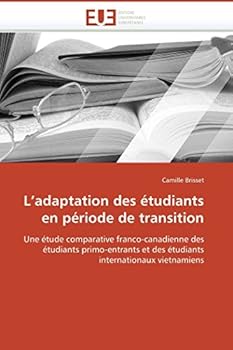 Paperback L Adaptation Des Étudiants En Période de Transition [French] Book