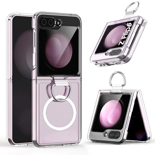 Coque Galaxy Z Flip 6 transparente pour voyager et filmer en mains libres