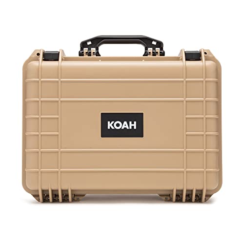 Maleta resistente Koah con espuma personalizada 18x14x7 pulg miniatura 2