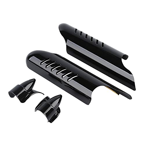 Fourche de moto déflecteurs jambe inférieurs couverture boucliers pour Harley Road King - 5