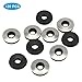 Waziaqoc 120-Pack #8 x 1/2 Inch Neoprene Washers, Stainless Steel 304 Neoprene Washers with EPDM Bonded Sealing Gaskets for Screws, DIY and Industrial Use