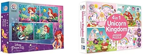 Buy Ratna's 4 in 1 Disney Jigsaw Puzzle 140 Pieces for Kids & 4 in 1 ...