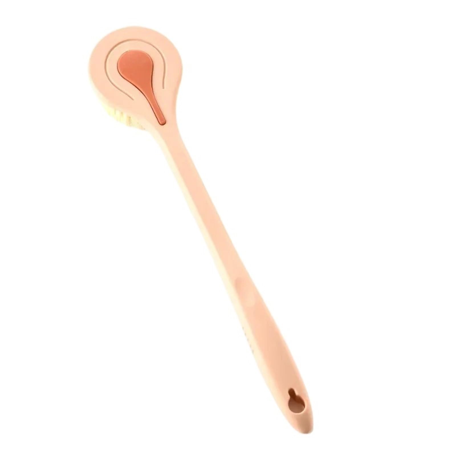 Brosse à Dos Brosse de bain à Long manche, 2 pièces, brosse de bain à cheveux doux, brosse à boule arrière, brosses de corps de salle de bains, épurateur de dos de boue, brosse de Massage de douche(Pi