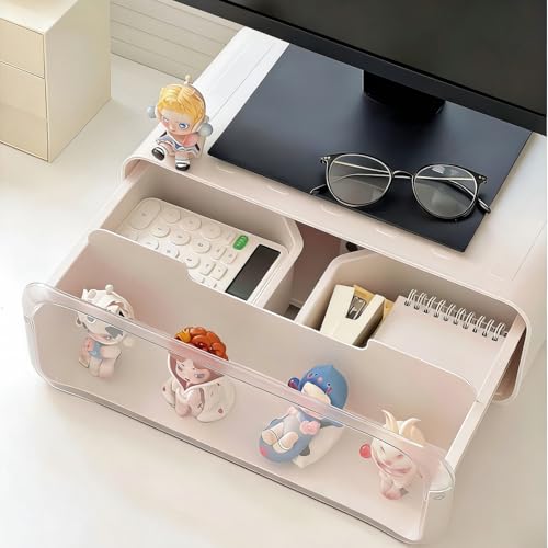 Support écran PC avec tiroir pour corriger la posture et libérer un petit bureau - 6