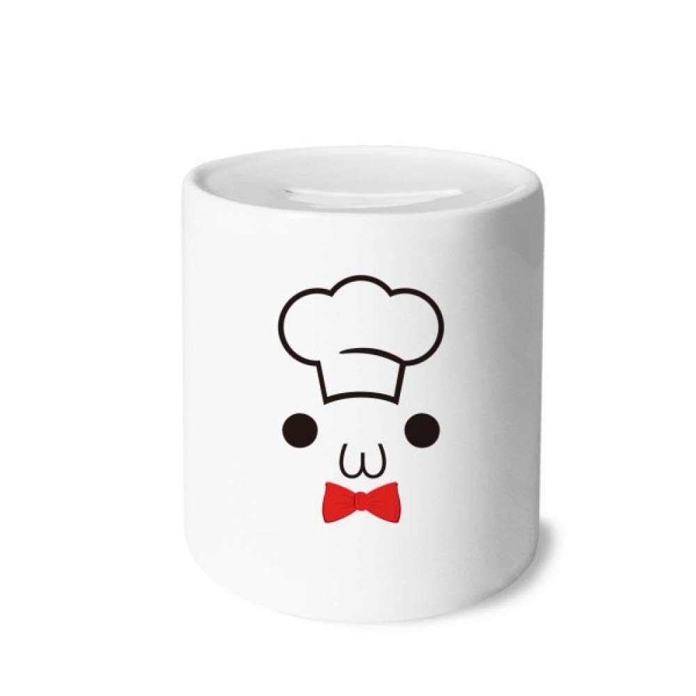 Bestchong Lovely Face I Am A Chef Expression Money Box Cerac Coin Case Piggy Bank