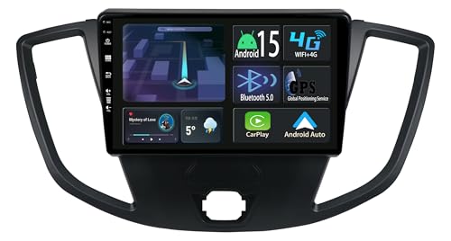 Autoradio Android Ford Transit 2015-2019 récepteur stéréo GPS tactile 9'' Bluetooth 32Go