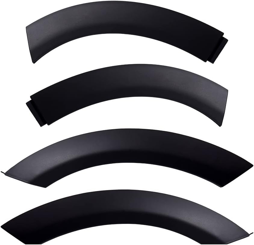 Left Right Front Wheel Arch Trim Fender Flares w Mounting Kit Compatible with 2002-2008 Mini Cooper R50 R53 S R52 S Convertible Driver Passenger Side