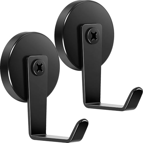 Neosmuk Magnetic Hooks,170lb Heavy Duty Magnet Wreath Hanger,Steel-Tube Base,No-Drill Door