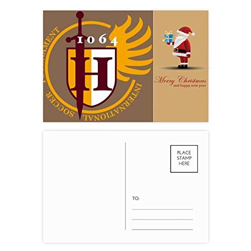 Cartes postales Moyen Âge lot de 20 Père Noël épées bouclier médiéval