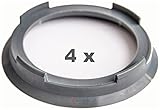 alufelgen fiat 500 16 zoll  4 Zentrierringe f??r Alufelgen 70.40 mm auf 57.10 mm Kunststoff (70,40/57,10)