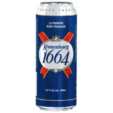 Kronenbourg 1664 Premium Lager 24 Cans Cover