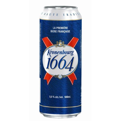 Kronenbourg 1664 Premium Lager (24 x 500ml Cans)