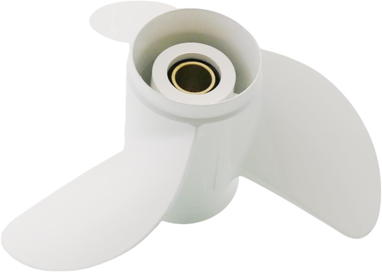 Outboard Propeller 11x15 Pitch 11.1x14 Pitch 11 1/4x13 Pitch 11.4x12 Pitch, 3 Cleaver Blades,13 Splines, compatible with Yamaha T25 F30 40 F40 50 F50 55 60 F60 Engines, RH, Aluminum Cleaver Boat Prop