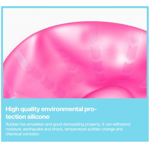 Gorro De Natación Silicona para Mujer Y Hombre Baño Suave Impermeable Fácil Poner para Largo Y Corto Natación Silicona - imagen 4