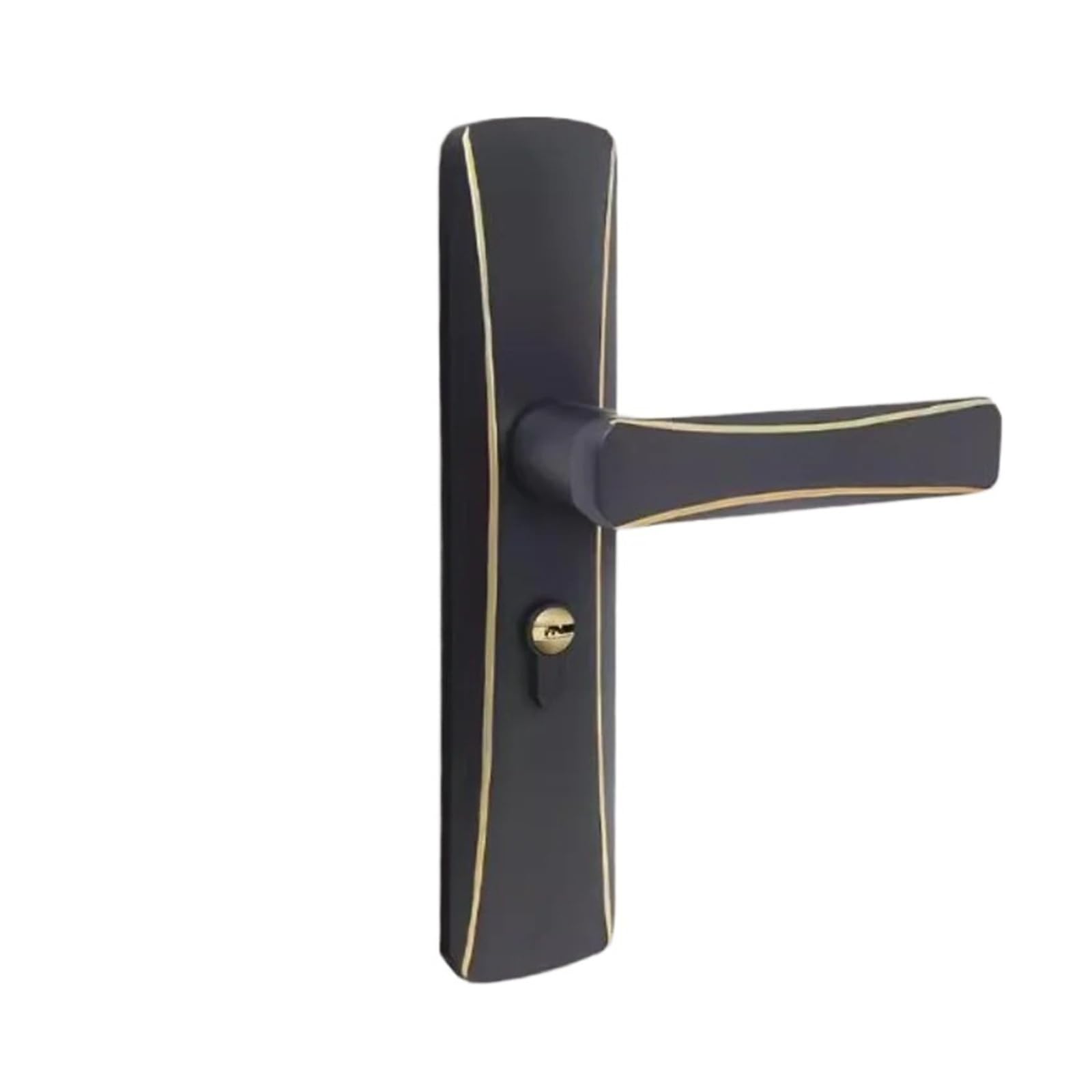 Bedroom aluminum alloy door lock silent bathroom household with key(G_50MM)