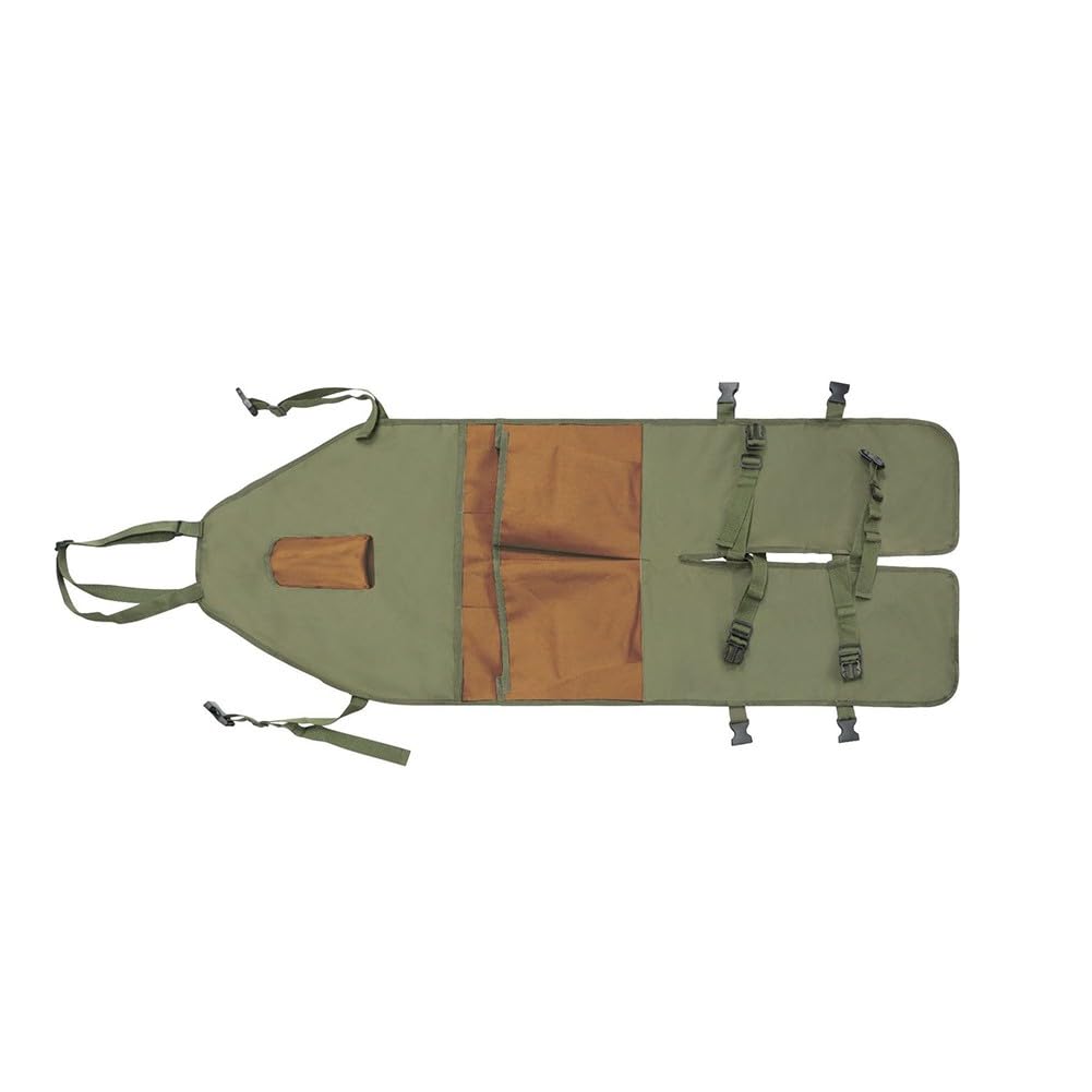 ZYWUOY Tablier de jardin imperméable avec poches, protection pleine longueur réglable pour homme et femme, tissu Oxford très résistant pour jardinage et travail agricole, vert
