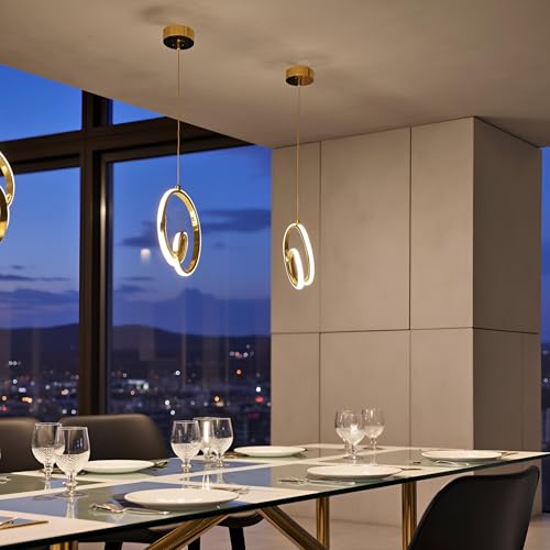 Image of Hanging Lights for Living Room, Pendant Lights for Kitchen Island, Lamps for Office Cabin, Hanging Lights for Home Entrance and Modern Lamps for Hotels and Cafe (Pack of 1) (Kitchen Arch)