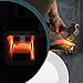 Simond Store - Single Burner Portable Metal Propane Forge - Blacksmith Forge - 2600F Rated, Ideal for Knife Making & Heat Treatment