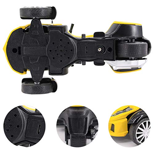 Vimoisa Kids Toys Car Pull Back Vehicles Music Lighting 1:16 Die Cast Racing Mini Motorcycle - Thumbnail 3