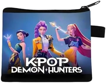 Demon Movie Hunters Element Girl's Wallet 13×11CM - Mini & Compact, Daily Commute Essential